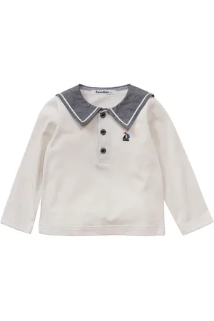 Familiar Boat-embroidered polo shirt