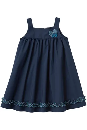 Familiar Bow-detail sleeveless dress