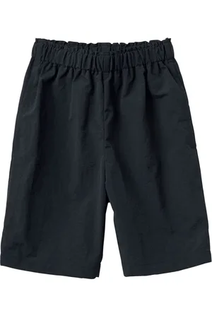 Familiar Logo-print slip-on shorts