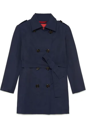 MAX&Co. Kids Belted double-breasted coat