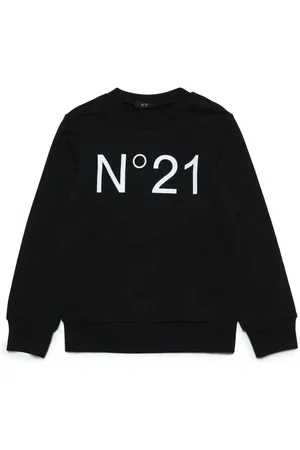 Nº21 Logo-print cotton sweatshirt