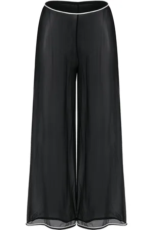BODE Juana sheer silk trousers