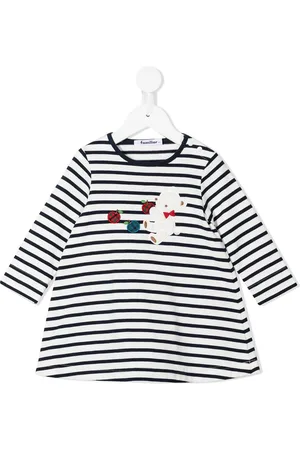 Familiar Stripe-print dress