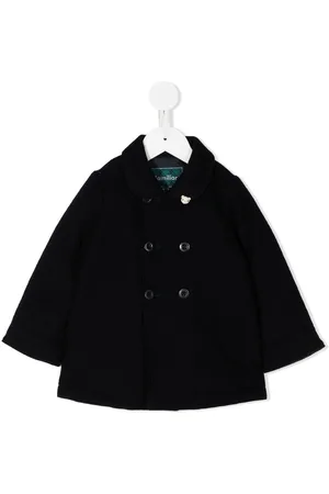 Familiar Double-breasted wool coat