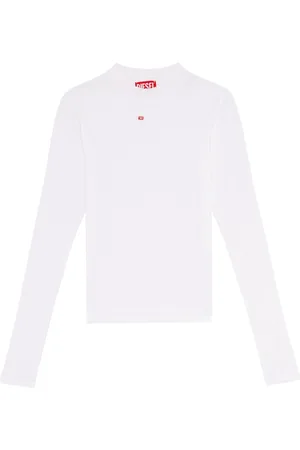 Diesel T-Mokky-Ls-Microdiv mock-neck top