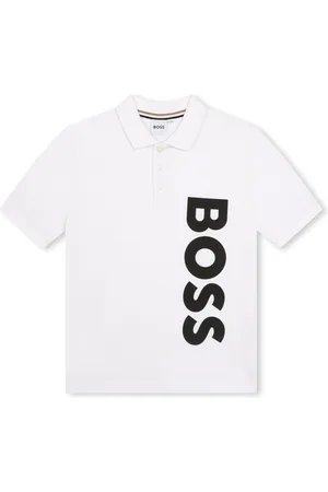 HUGO BOSS Logo-print cotton polo shirt