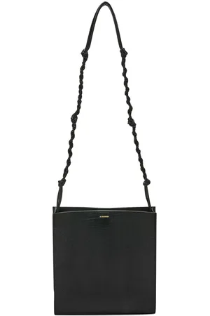Jil Sander Medium Tangle lizard-embossed crossbody bag