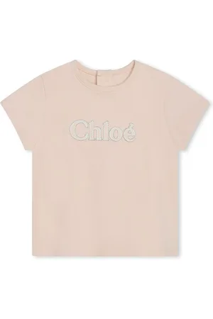 Chloé Logo-embroidered organic cotton T-shirt