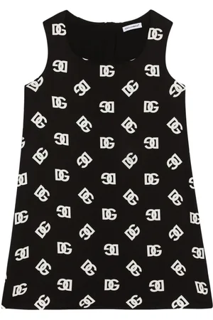 Dolce & Gabbana DG-print cotton dress