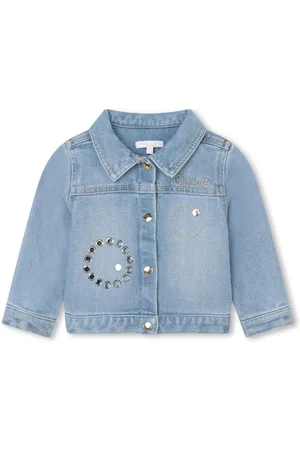 Chloé Eyelet-detail denim jacket