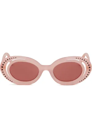 Marni Zion Canyon oval-frame sunglasses