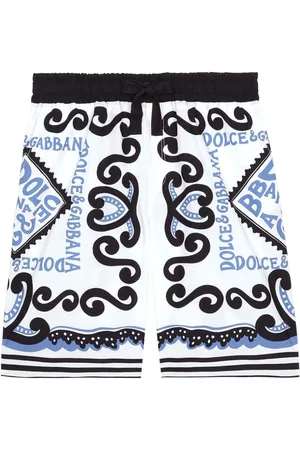 Dolce & Gabbana Marina-print drawstring shorts
