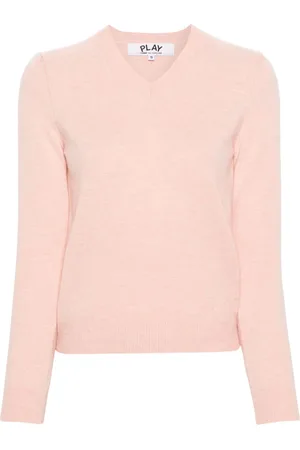 Comme des Garçons Heart logo wool jumper