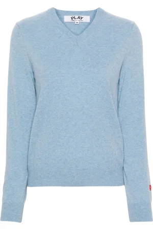 Comme des Garçons Heart logo wool jumper