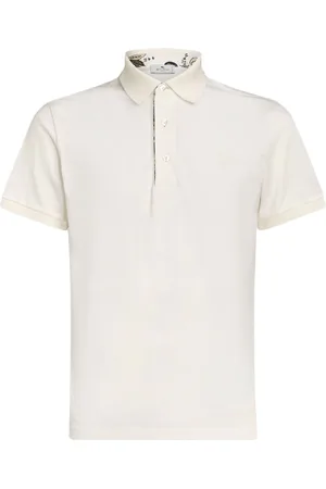 Etro Pegaso-embroidered cotton polo shirt