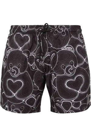 Philipp Plein Bear-print swim shorts