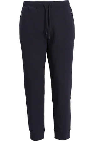 HUGO BOSS Stripe-detail drawstring track pants