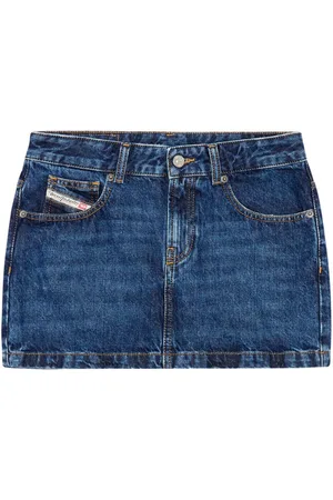 Diesel De-Ron low-rise denim miniskirt