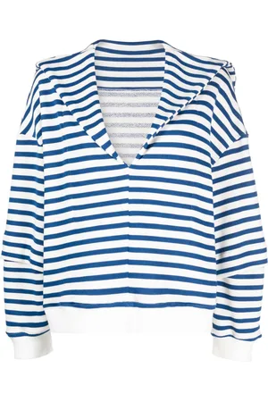 Ioana Ciolacu Sailor-collar striped top
