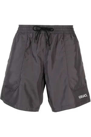 VERSACE Reversible Barocco-print swim shorts