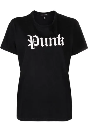 R13 Punk-print cotton T-shirt