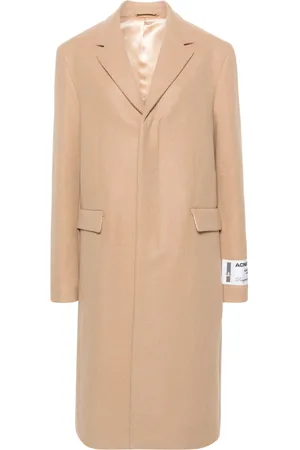Acne Studios Single-breasted wool blend coat