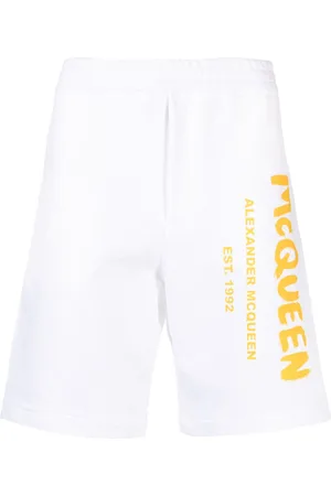 Alexander McQueen Logo-print cotton shorts