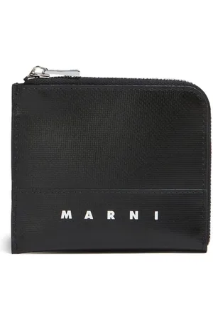 Marni Logo-print zip-around wallet