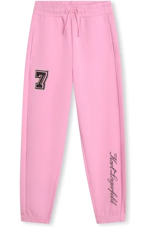 Karl Lagerfeld Logo-print cotton track pants
