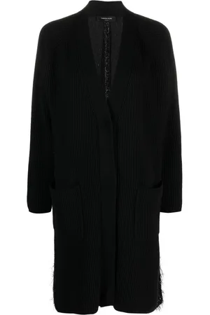 Fabiana Filippi Boucl??-detailing knitted cardi-coat