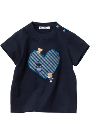 Familiar Appliqu??-detail cotton T-shirt