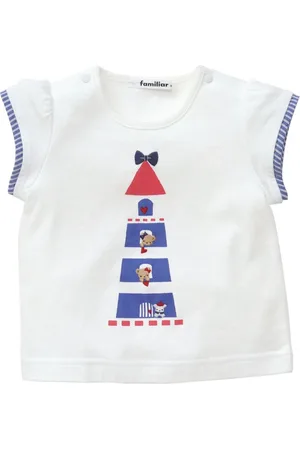 Familiar Motif-embroidered T-shirt