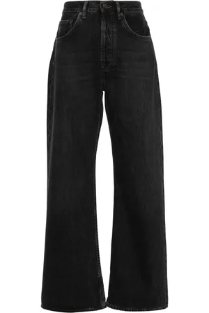 Acne Studios 2021F high-rise loose-fit jeans
