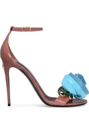 Dolce & Gabbana 105mm Keira floral-appliqu?? sandals