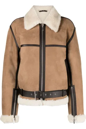 Totême Shearling suede jacket