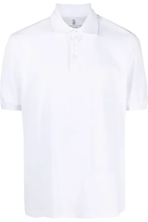 Brunello Cucinelli Piqu??-weave cotton polo shirt