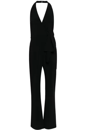 Pinko Knot-detail halterneck jumpsuit