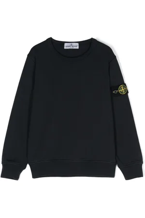 Stone Island Compass-badge cotton sweatshirt