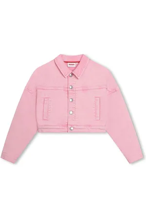 HUGO BOSS Logo-appliqu?? denim jacket