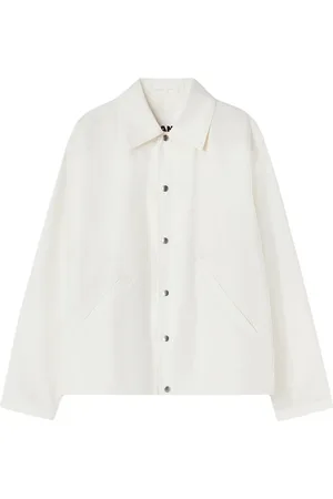 Jil Sander Logo-print cotton shirt jacket