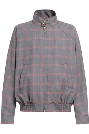 Marni Plaid-check bomber jacket