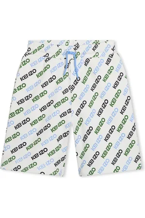 Kenzo Logo-print cotton bermuda shorts