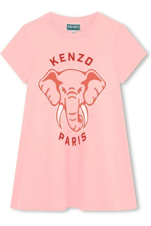 Kenzo Logo-print cotton dress