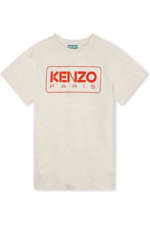 Kenzo Logo-print cotton-blend dress