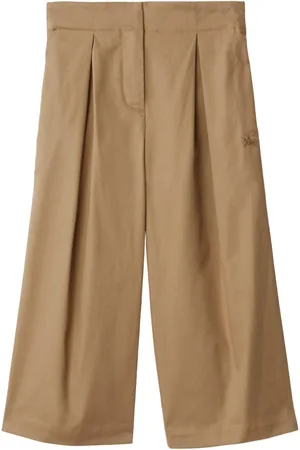 Burberry EKD pleated cotton trousers
