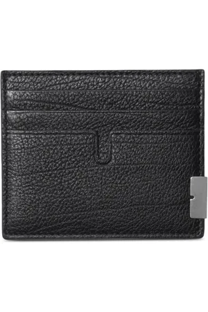 Burberry Grained-texture leather cardholder