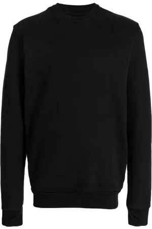 11 BY BORIS BIDJAN SABERI Logo-tag cotton jumper