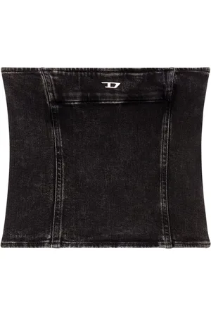 Diesel De-Ville-D denim strapless top