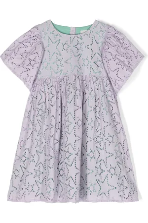 Stella McCartney Star-embroidery cotton dress