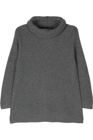 Emporio Armani Roll-neck ribbed-knit jumper
